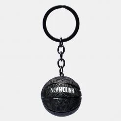 Back Me Up Slamdunk 3D Μπάλα Μπρελόκ ΜΑΥΡΟ/ΑΣΠΡΟ