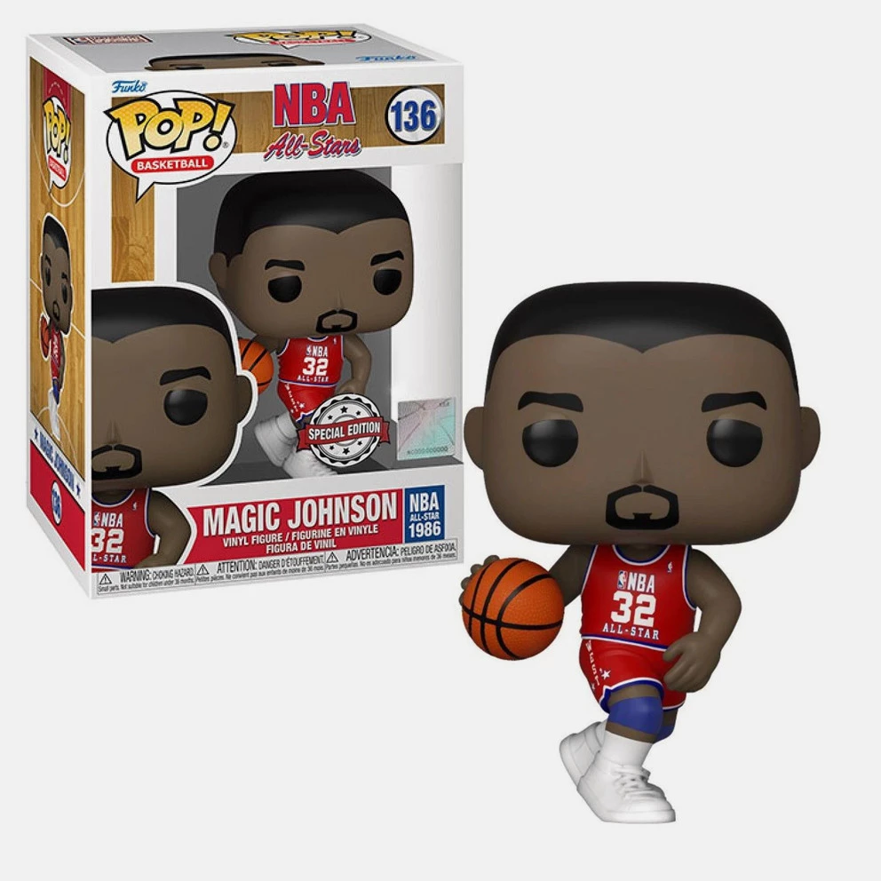 Funko Pop! NBA All-Stars Basketball: Magic Johnson Lakers 136 Φιγούρα MULTI