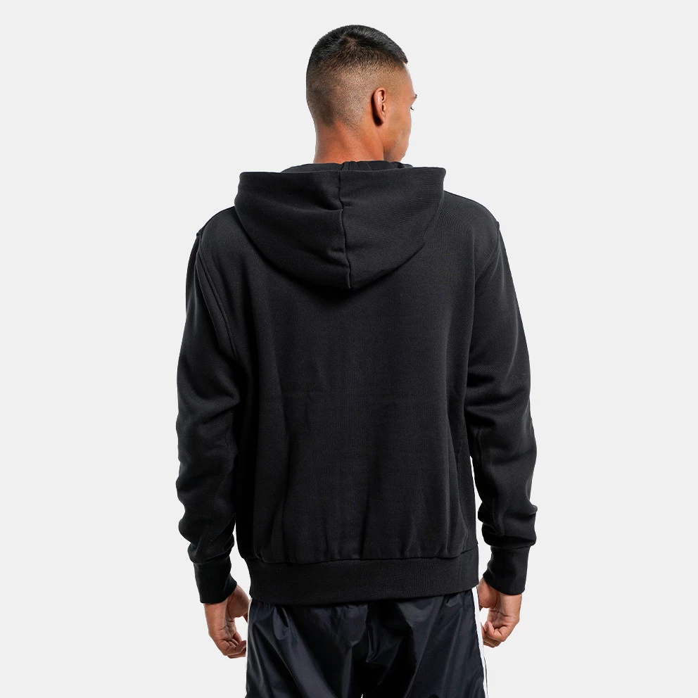 Jordan Brooklyn Nets Fleece Ανδρική Μπλούζα με Κουκούλα Black - Image 2