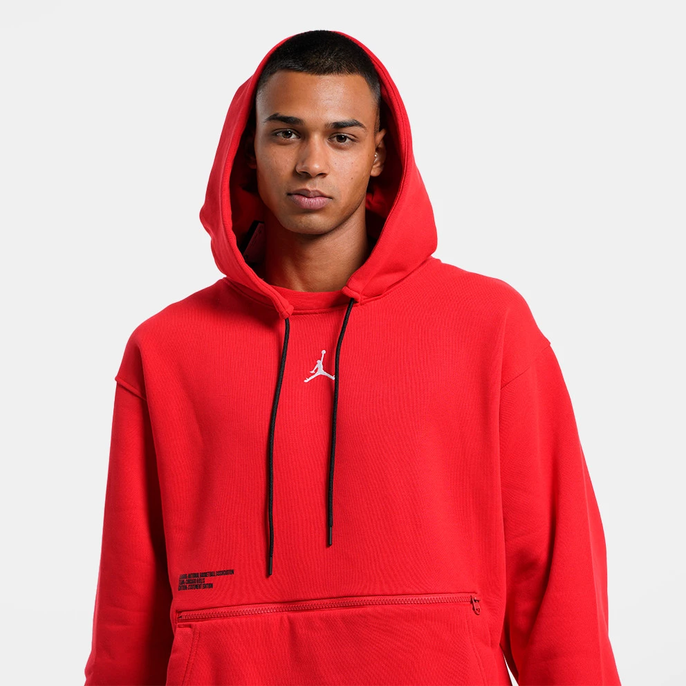 Jordan Chicago Bulls Fleece Ανδρική Μπλούζα με Κουκούλα UNIVERSITY RED - Image 3