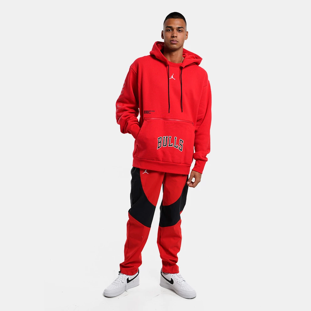 Jordan Chicago Bulls Fleece Ανδρική Μπλούζα με Κουκούλα UNIVERSITY RED - Image 4