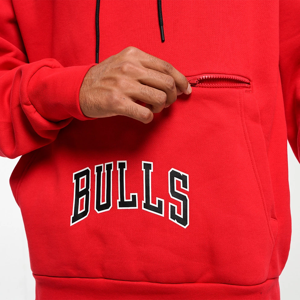 Jordan Chicago Bulls Fleece Ανδρική Μπλούζα με Κουκούλα UNIVERSITY RED - Image 5