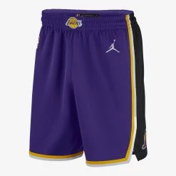 Jordan NBA Los Angeles Lakers Statement Edition 2020 Swingman Ανδρικό Σορτς για Μπάσκετ FIELD PURPLE/WHITE