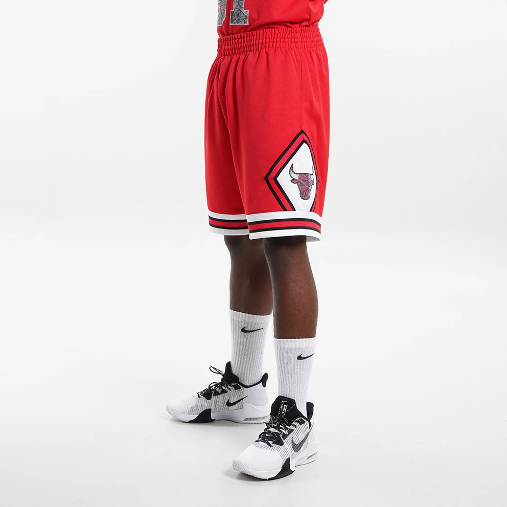 Mitchell & Ness ΝΒΑ 75th Anniversary Chicago Bulls Ανδρικό Σορτς RED - Image 3