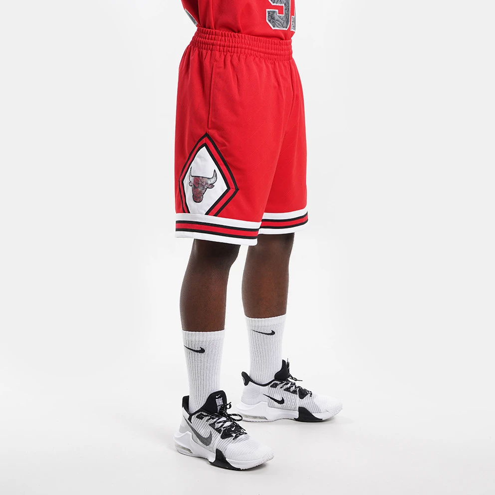 Mitchell & Ness ΝΒΑ 75th Anniversary Chicago Bulls Ανδρικό Σορτς RED - Image 4