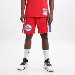 Mitchell & Ness ΝΒΑ 75th Anniversary Philadelphia 76ers Ανδρικό Σορτς RED