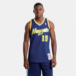 Mitchell & Ness Carmelo Anthony Denver Nuggets Alternate 2006-07 Swingman Jersey ASTROS BLUE