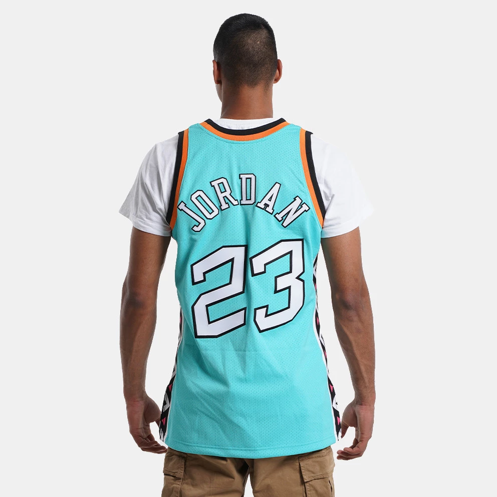 Mitchell & Ness NBA Michael Jordan All Star East 1996 HWC Authentic Jersey TEAL - Image 2