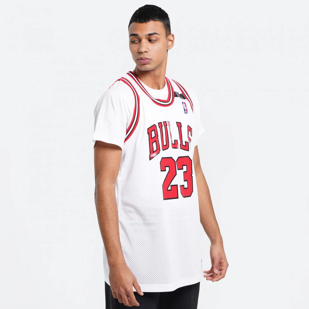 Mitchell & Ness Michael Jordan Chicago Bulls 1991-92 Authentic Φανέλα Μπάσκετ WHITE - Image 3