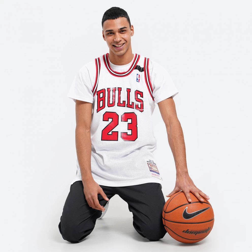 Mitchell & Ness Michael Jordan Chicago Bulls 1991-92 Authentic Φανέλα Μπάσκετ WHITE - Image 6