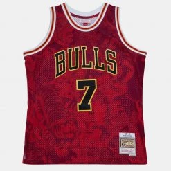 Mitchell & Ness Asian Heritage Toni Kukoc Chicago Bulls 1997-98 Swingman Aνδρική Φανέλα SCARLET