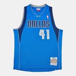 Mitchell & Ness Dark Jersey| Dallas Mavericks Capital Blue
