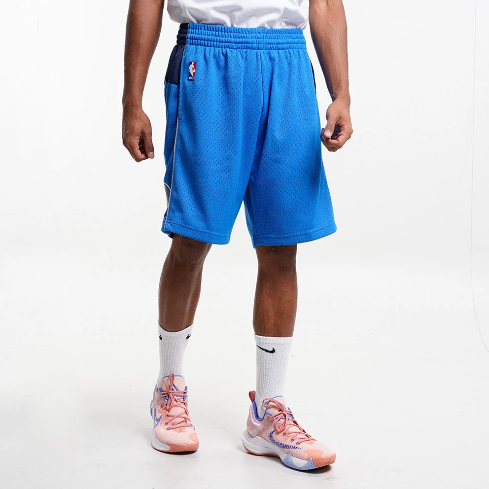Mitchell & Ness Swingman Dallas Maverics Ανδρικό Σορτς Capital Blue - Image 4