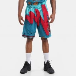 Mitchell & Ness Vancouver Grizzlies 1998-99 Hyper Hoops Swingman Shorts TEAL