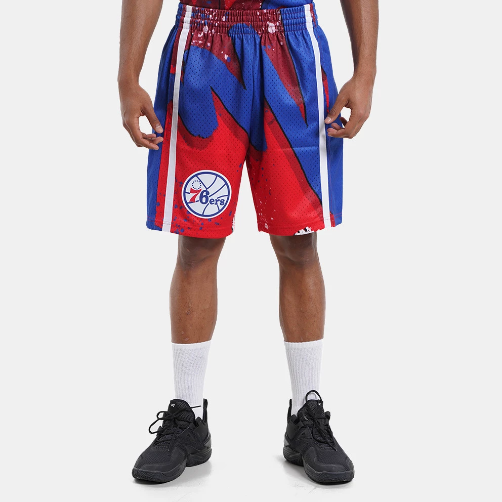 Mitchell & Ness Philadelphia 76ers 1996-97 Hyper Hoops Swingman Shorts Scarlet