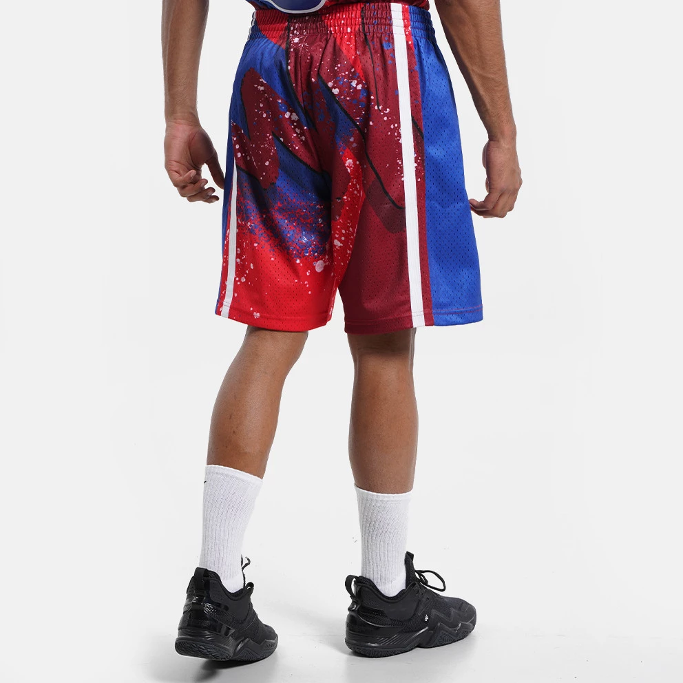 Mitchell & Ness Philadelphia 76ers 1996-97 Hyper Hoops Swingman Shorts Scarlet - Image 2
