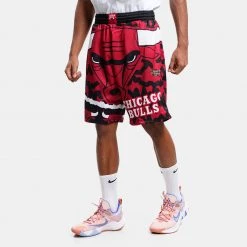 Mitchell & Ness Jumbotron 2.0 Sublimated Chicago Bulls Ανδρικό Σορτς BLACK / RED