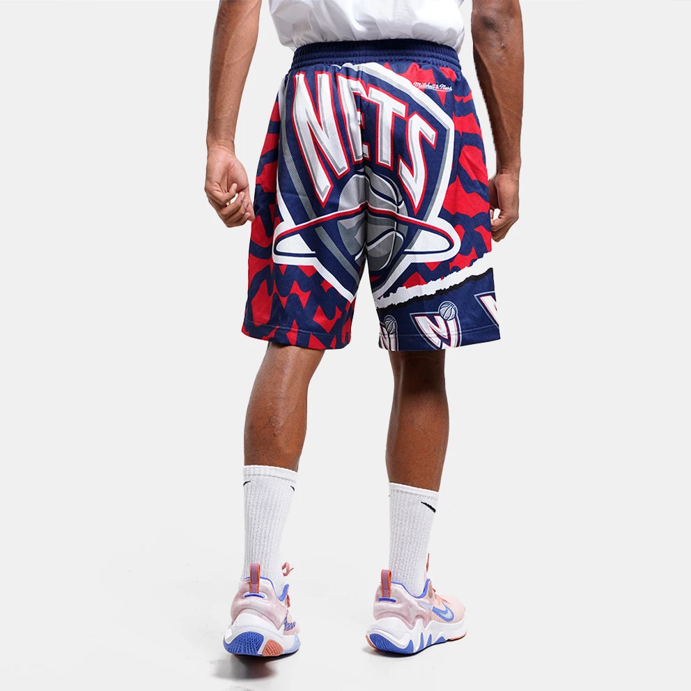 Mitchell & Ness Jumbotron 2.0 Sublimated Brooklyn Nets Ανδρικό Σορτς Navy / Red - Image 2