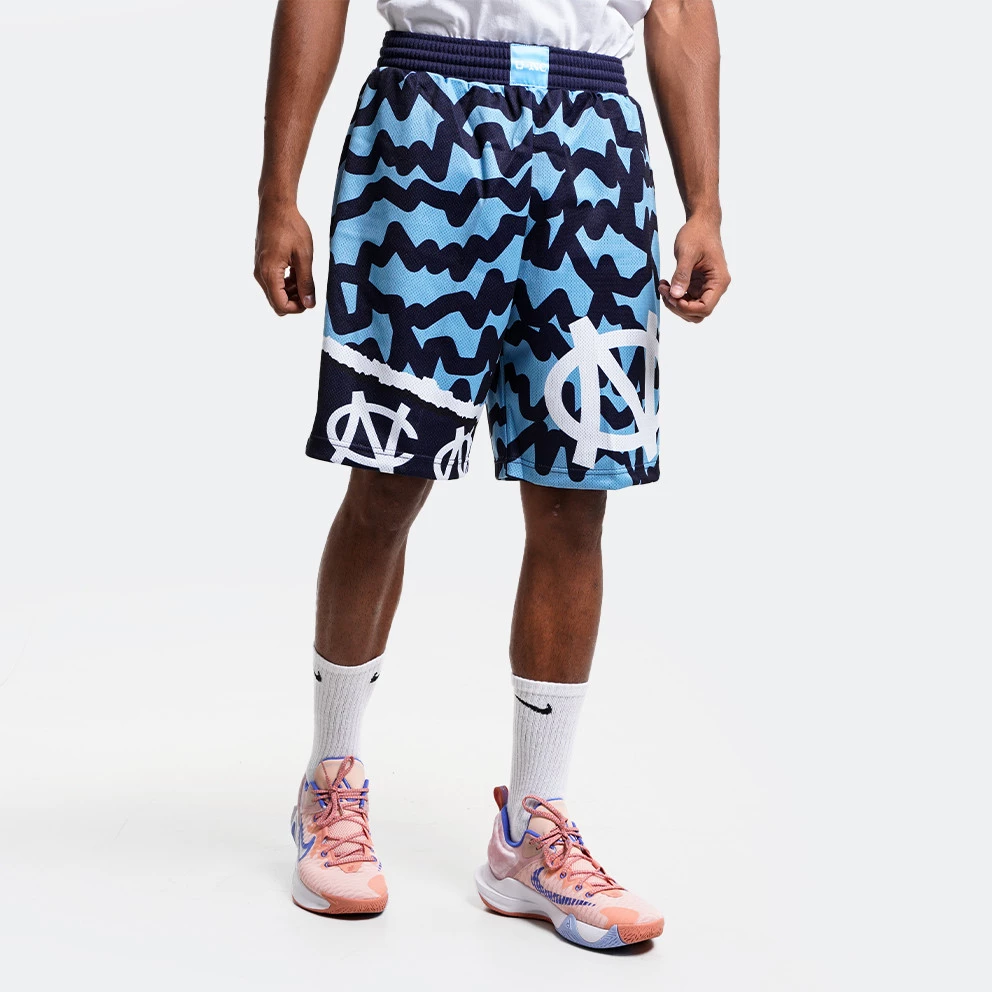 Mitchell & Ness Jumbotron 2.0 Sublimated North Carolina Tar Heels Ανδρικό Σορτς Navy / Light Blue - Image 3