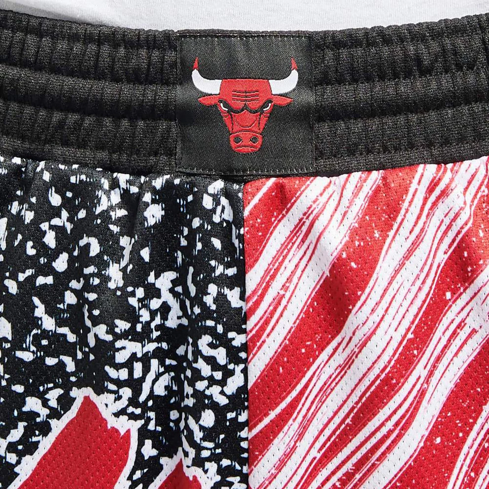Mitchell & Ness Jumbotron Sublimated Chicago Bulls Shorts Black - Image 3