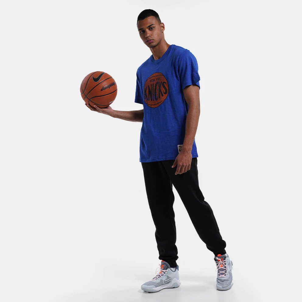 Mitchell & Ness NBA New York Knicks Legendary Slub Men's T-Shirt Royal - Image 5