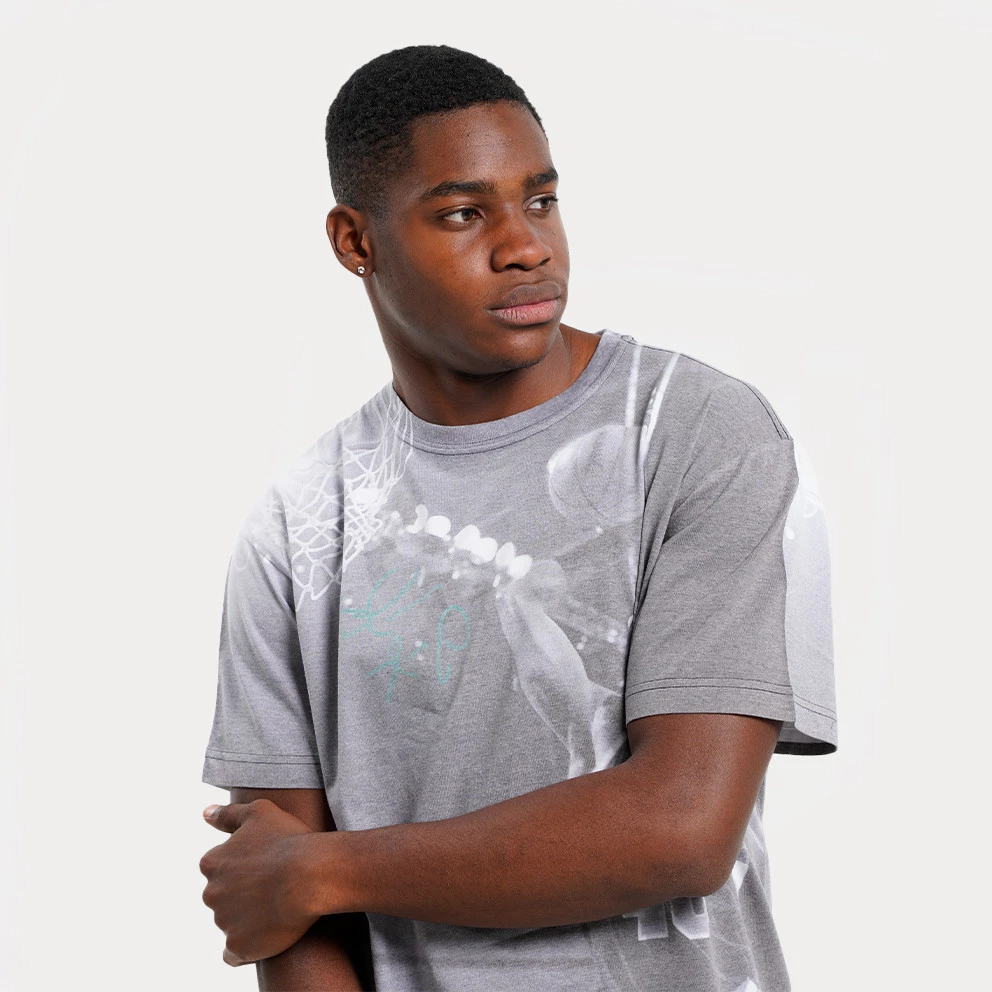 Mitchell & Ness NBA Above The Rim Sublimated Shawn Kemp Seattle Supersonics Ανδρικό T-shirt WHITE - Image 3