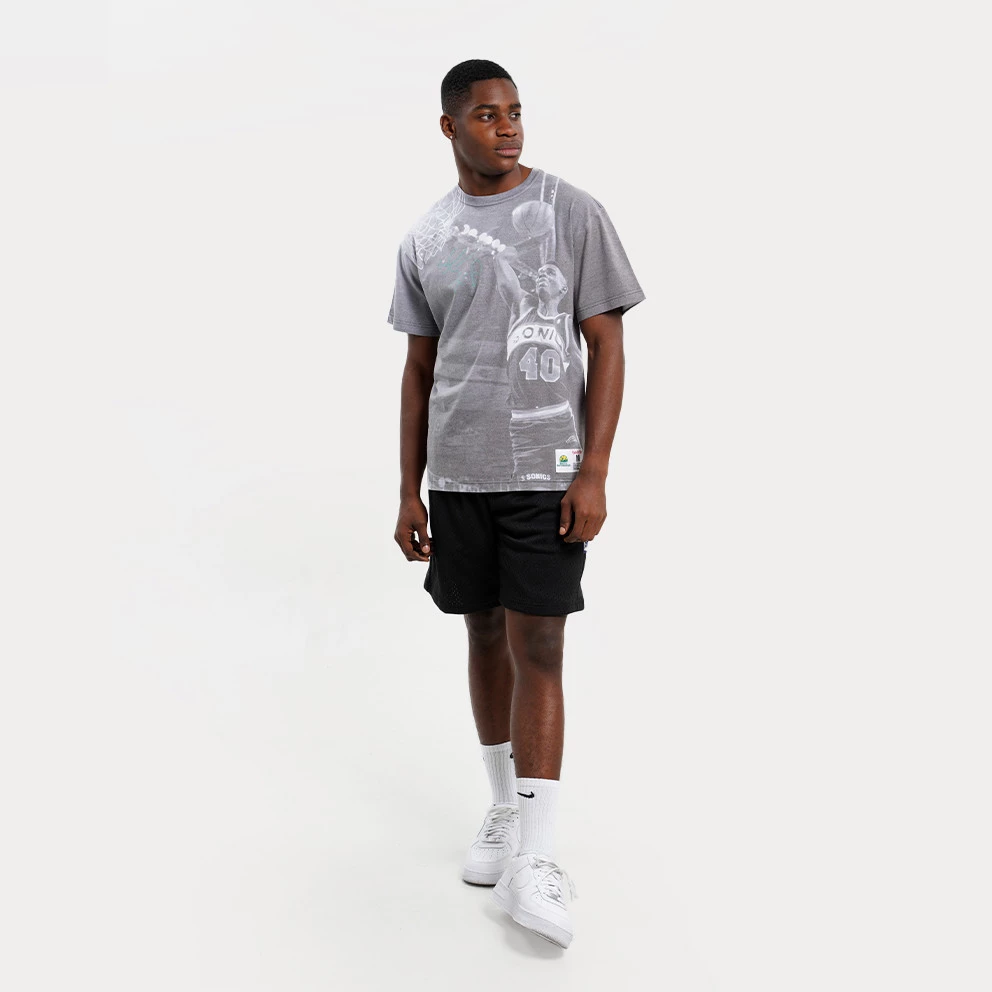 Mitchell & Ness NBA Above The Rim Sublimated Shawn Kemp Seattle Supersonics Ανδρικό T-shirt WHITE - Image 4