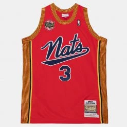 Mitchell & Ness Philadelphia 76ers 2004 Iverson Ανδρική Φανέλα Μπάσκετ Light Red