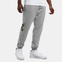 Mitchell & Ness NBA Chicago Bulls Ghost Green Ανδρικό Παντελόνι Φόρμας GREY HEATHER