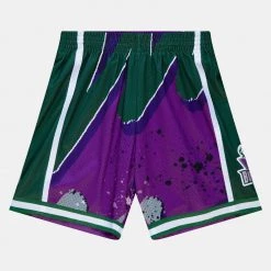 Mitchell & Ness NBA Hyper Hoops Milwaukee Bucks 2000-01 Swingman Shorts Green/Purple