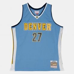 Mitchell & Ness Nba Road Jersey Nuggets 2016 Jamal COLUMBIA BLUE
