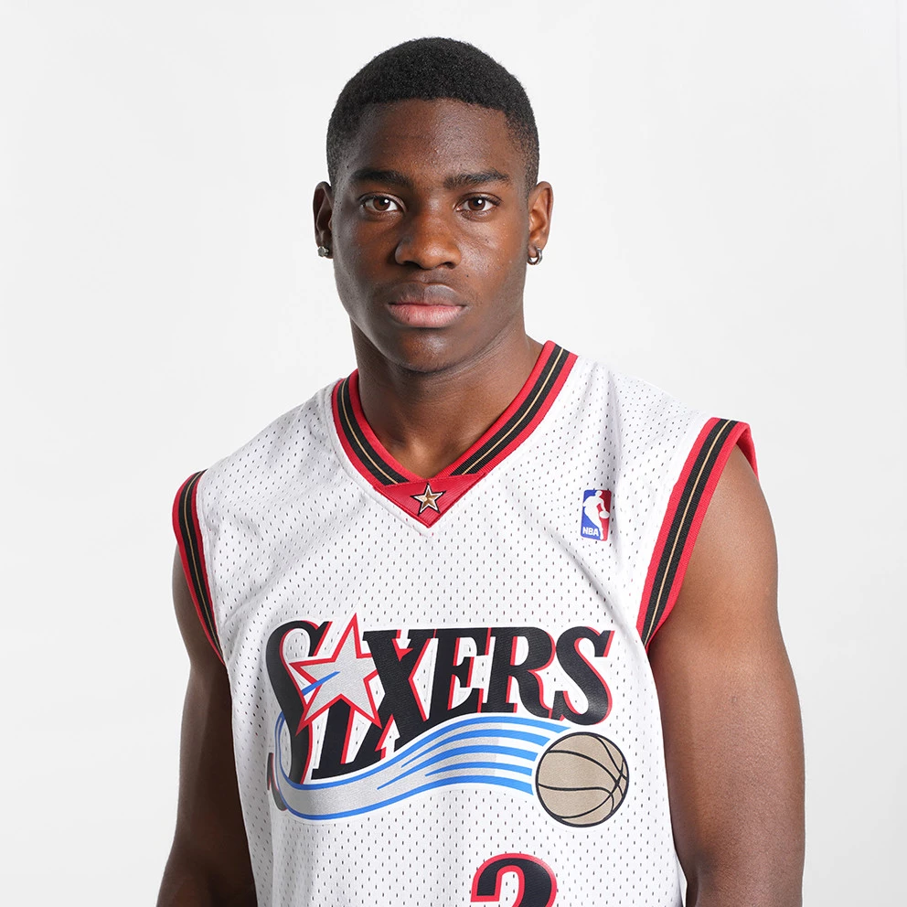 Mitchell & Ness Allen Iverson Philadelphia 76ers 2000-01 Swingman Jersey WHITE - Image 3