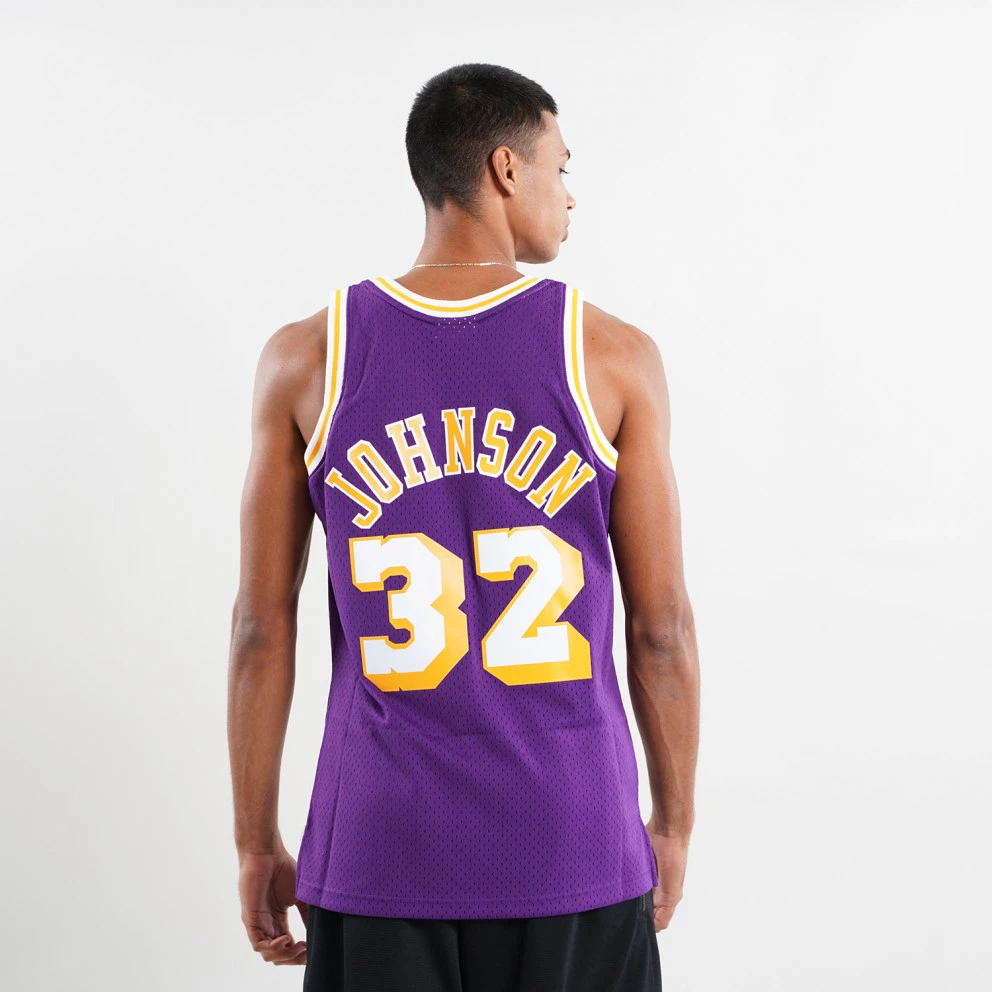 Mitchell & Ness ΝΒΑ Magic Johnson Los Angeles Lakers 1984-85 Swingman PURPLE - Image 2