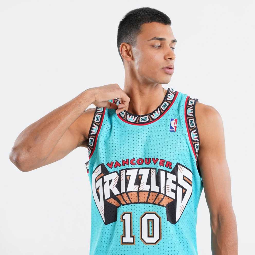 Mitchell & Ness NBA Mike Bibby Vancouver Grizzlies 1998-99 Swingman TURQUOISE - Image 4
