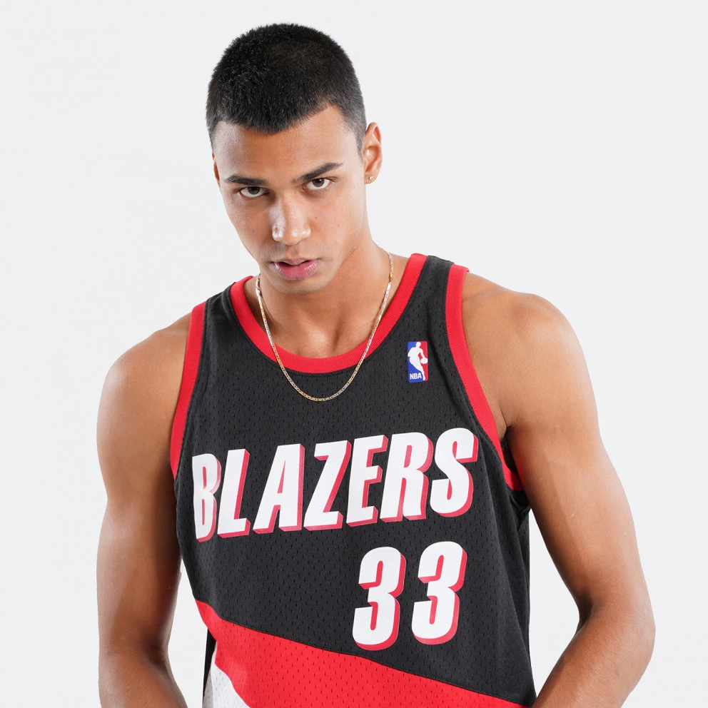 Mitchell & Ness NBA Scottie Pippen Portland Trail Blazers 1999-00 Swingman Ανδρική Αμάνικη Μπλούζα BLACK/RED - Image 4