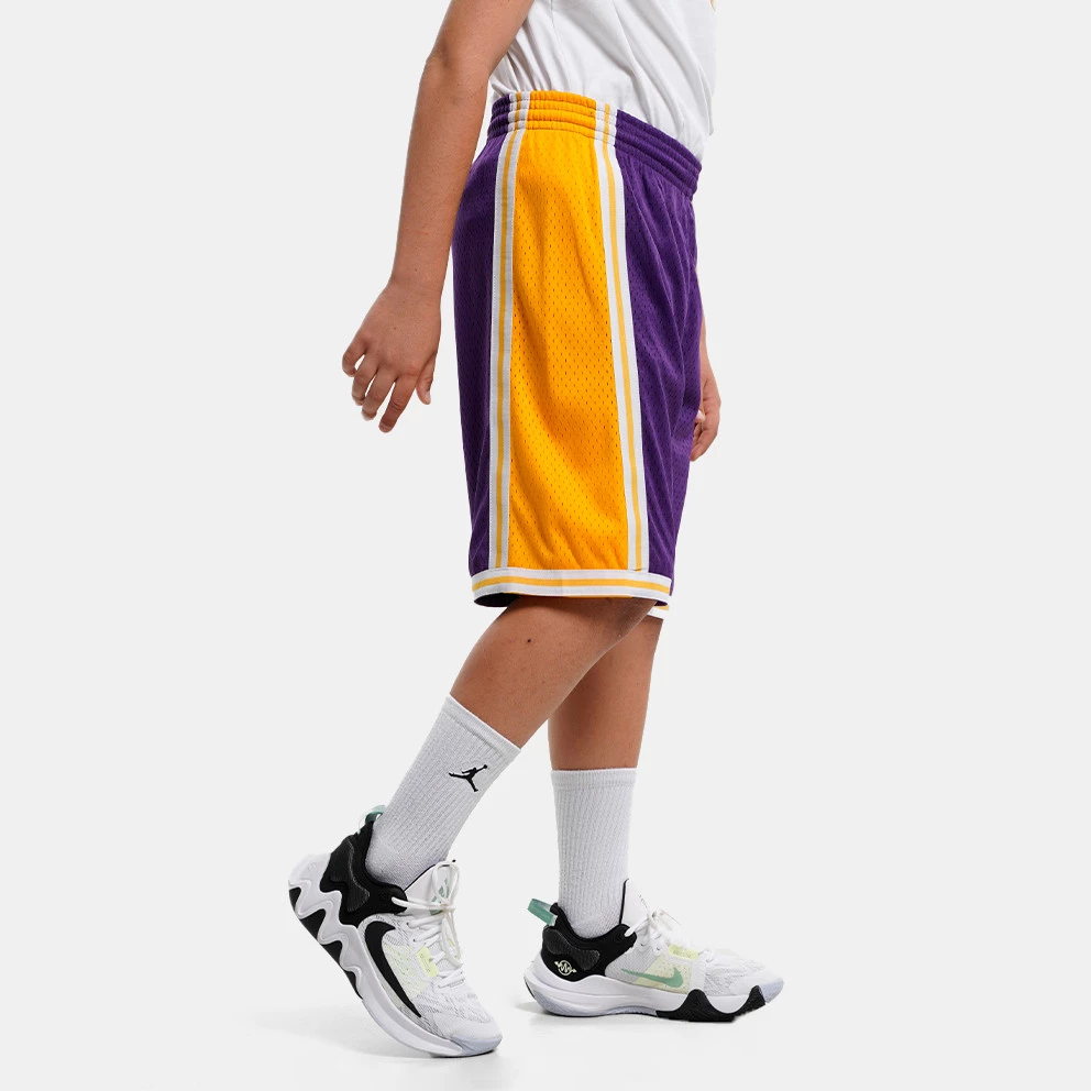 Mitchell & Ness Los Angeles Lakers Road Swingman Παιδικό Σόρτς Multi - Image 3