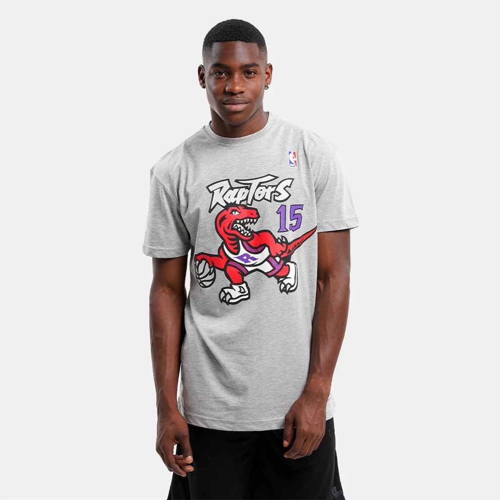 Mitchell & Ness Name & Number Vince Carter Toronto Raptors Ανδρικό T-Shirt GREY HEATHER