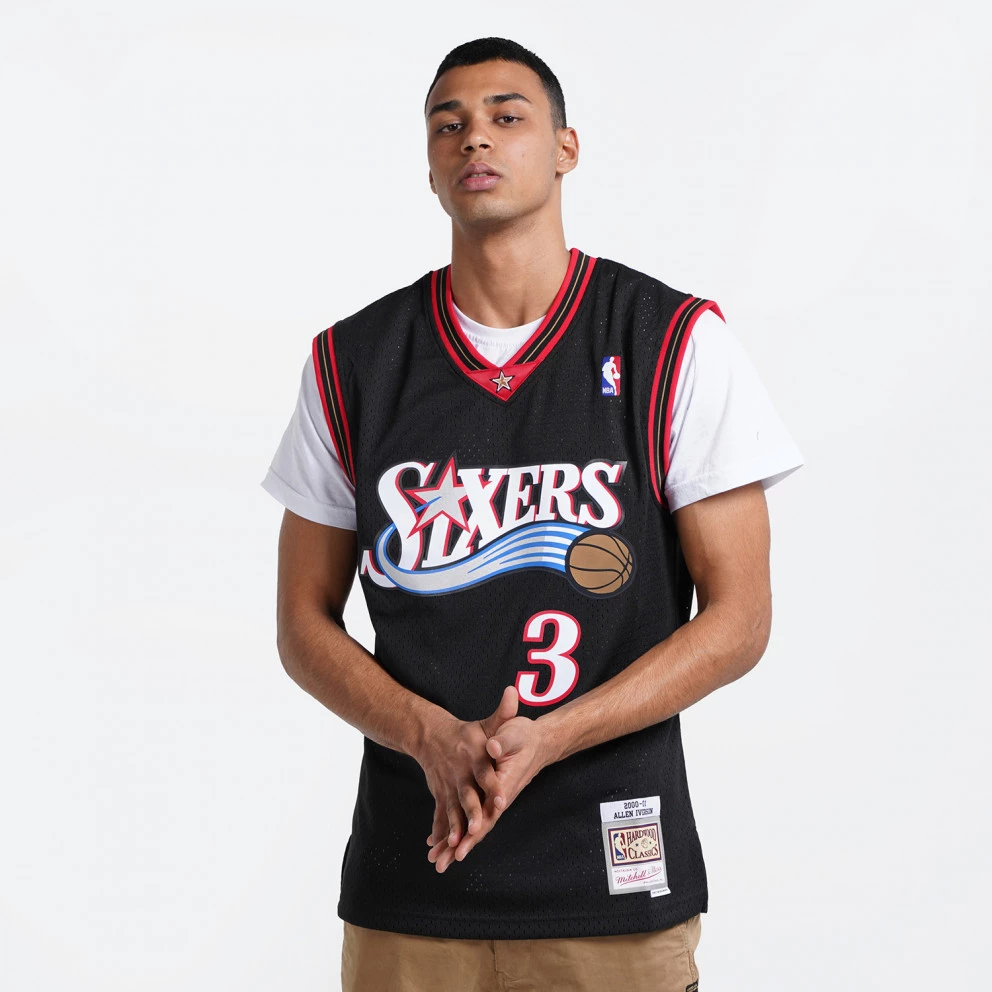 Mitchell & Ness Philadelphia 76Ers - Allen Iverson Men’s Jersey BLACK / BLACK