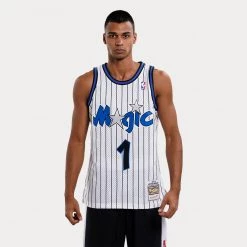 Mitchell & Ness Swingman Jersey Ανδρική Αμάνικη Μπλούζα WHITE