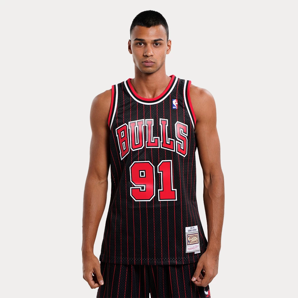 Mitchell & Ness Swingman Dennis Rodman Chicago Bulls 1995-1996 Ανδρική Φανέλα Black