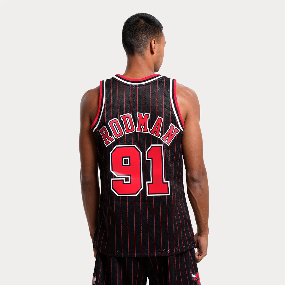 Mitchell & Ness Swingman Dennis Rodman Chicago Bulls 1995-1996 Ανδρική Φανέλα Black - Image 2