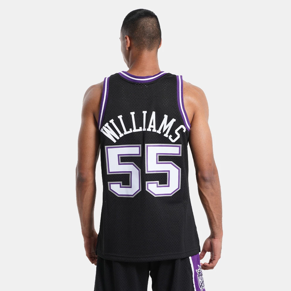 Mitchell & Ness NBA Jason Williams Sacramento Kings Road 2000-01 HWC Swingman Jersey BLACK / BLACK - Image 2