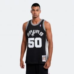 Mitchell & Ness Swingman Jersey Ανδρική Αμάνικη Μπλούζα Black