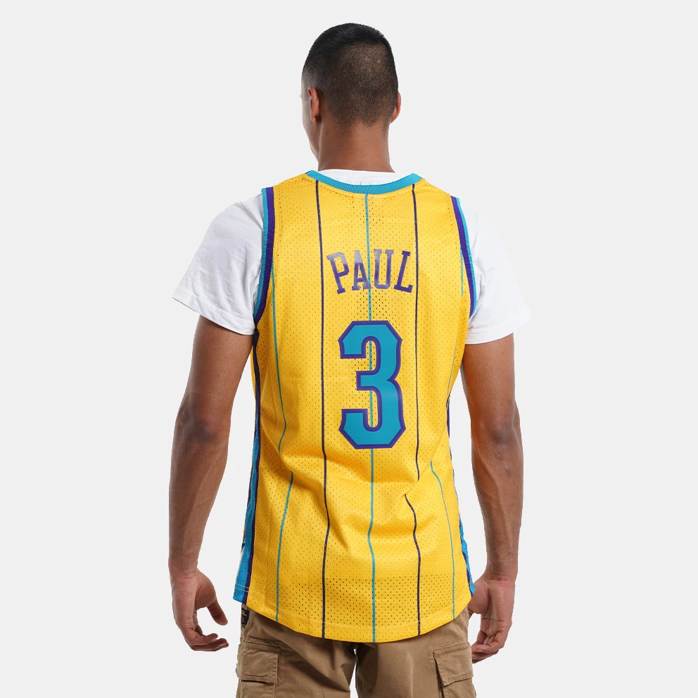 Mitchell & Ness NBA Chris Paul New Orleans Hornets 2010-11 HWC Swingman Jersey YELLOW - Image 2