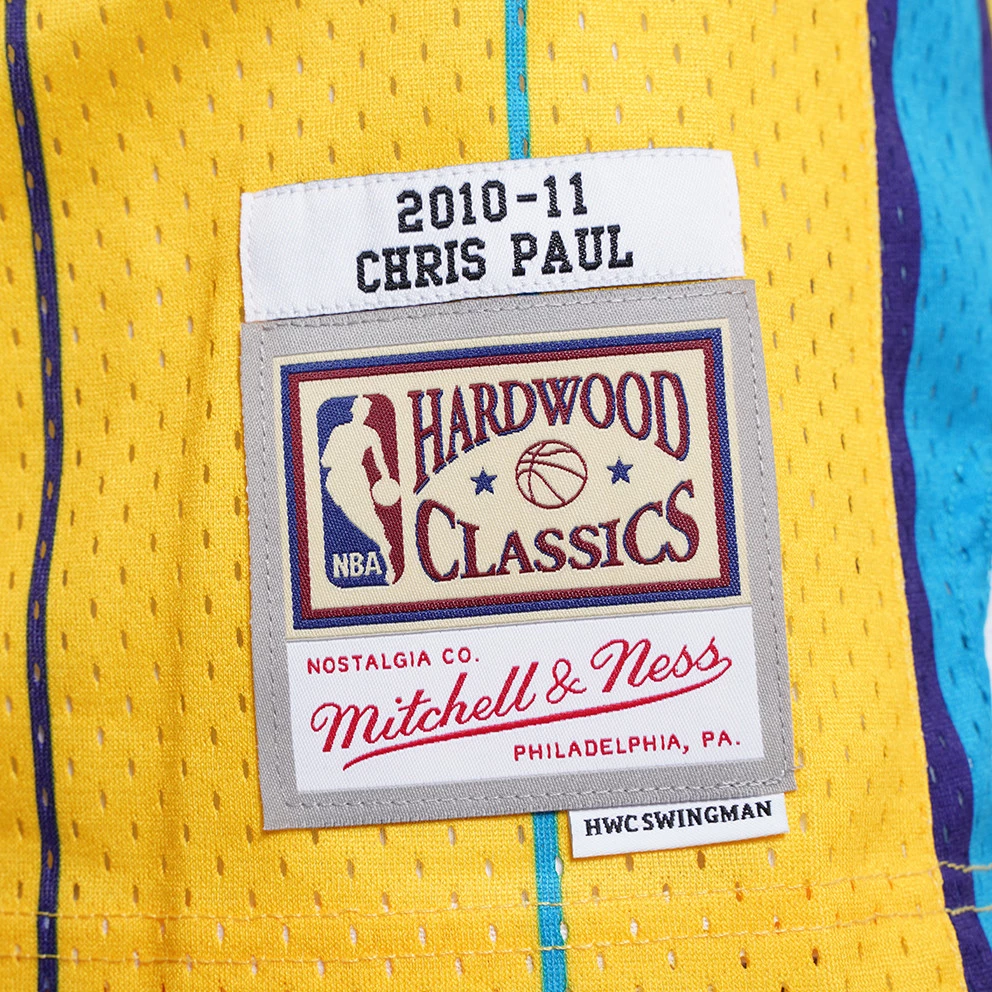 Mitchell & Ness NBA Chris Paul New Orleans Hornets 2010-11 HWC Swingman Jersey YELLOW - Image 3