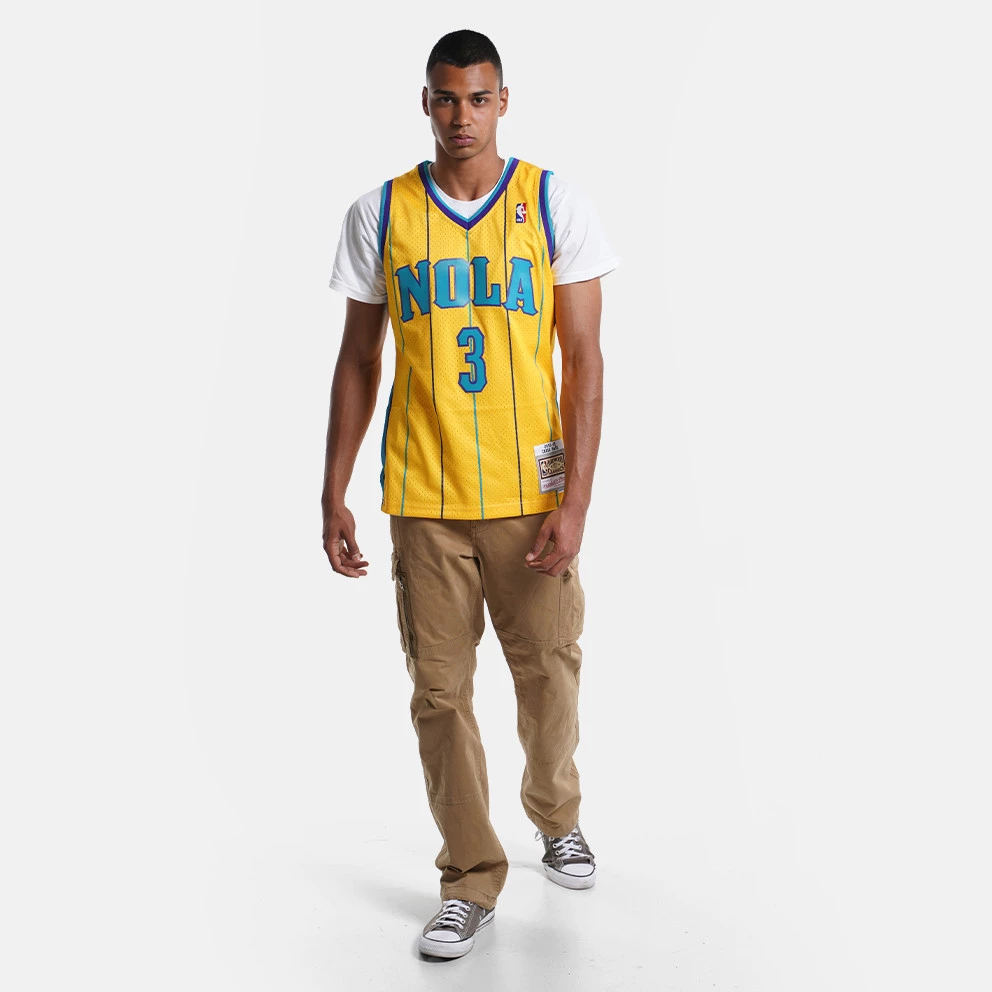Mitchell & Ness NBA Chris Paul New Orleans Hornets 2010-11 HWC Swingman Jersey YELLOW - Image 4