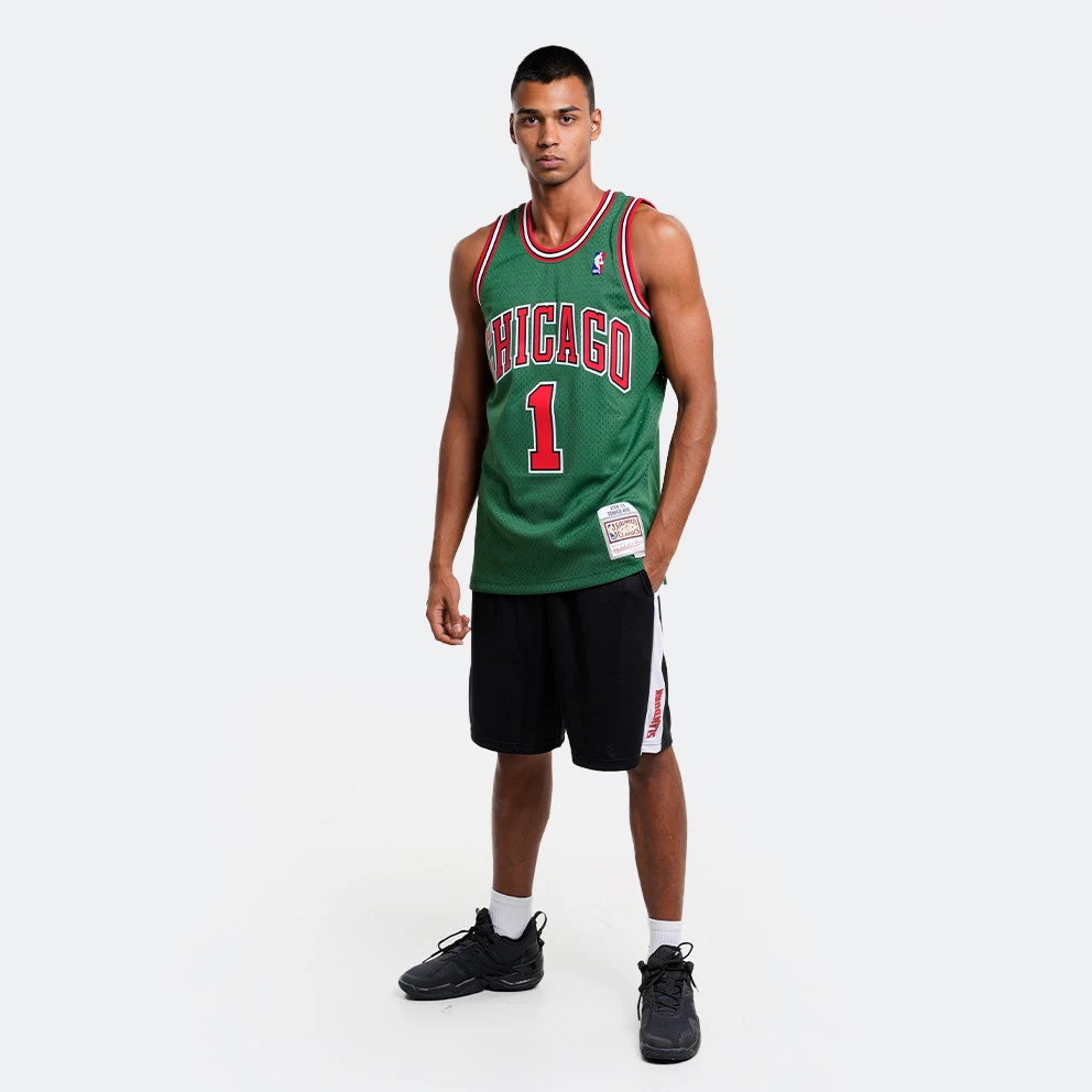 Mitchell & Ness Swingman Jersey Ανδρική Αμάνικη Μπλούζα Chicago Bulls BUCKS GREEN - Image 4