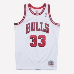 Mitchell & Ness ΝΒΑ Scottie Pippen Chicago Bulls Home 1997-98 Swingman Men's Jersey White / White