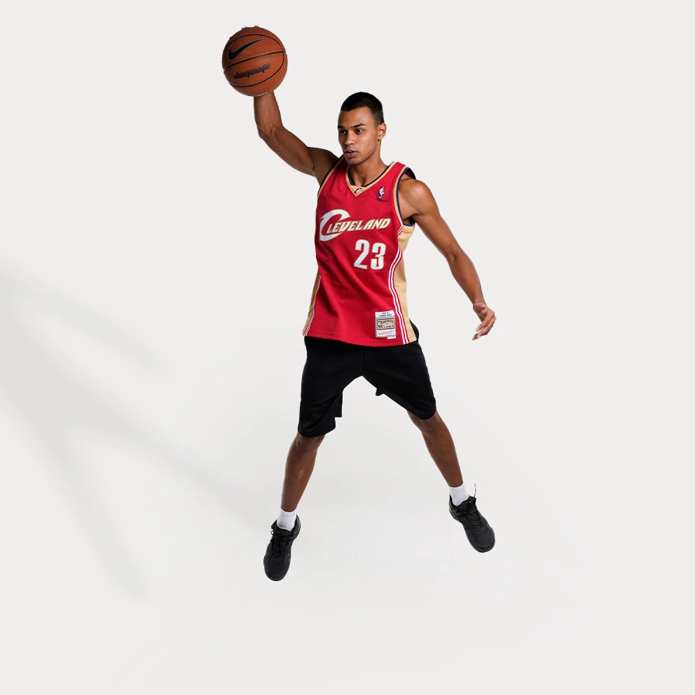 Mitchell & Ness Swingman Jersey Ανδρική Αμάνικη Μπλούζα Cleveland Cavalie DARK RED - Image 4