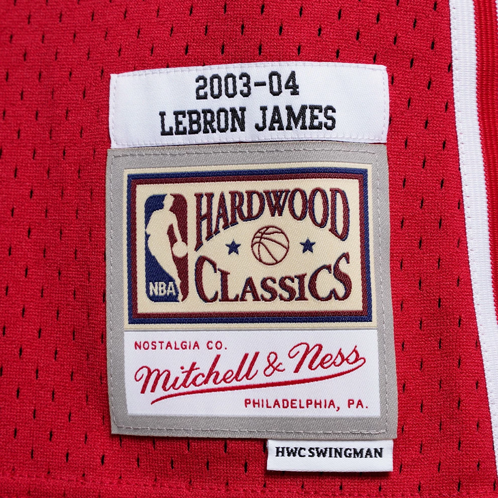 Mitchell & Ness Swingman Jersey Ανδρική Αμάνικη Μπλούζα Cleveland Cavalie DARK RED - Image 5